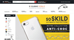 Desktop Screenshot of exclusivemobile.fr