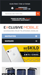 Mobile Screenshot of exclusivemobile.fr